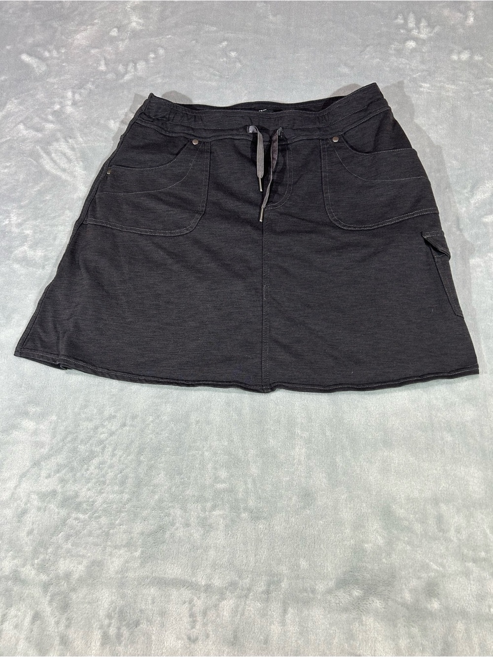 Kuhl Skort Skirt Shorts Black Stretchy Waist Women’s Small Hiking Outdoors